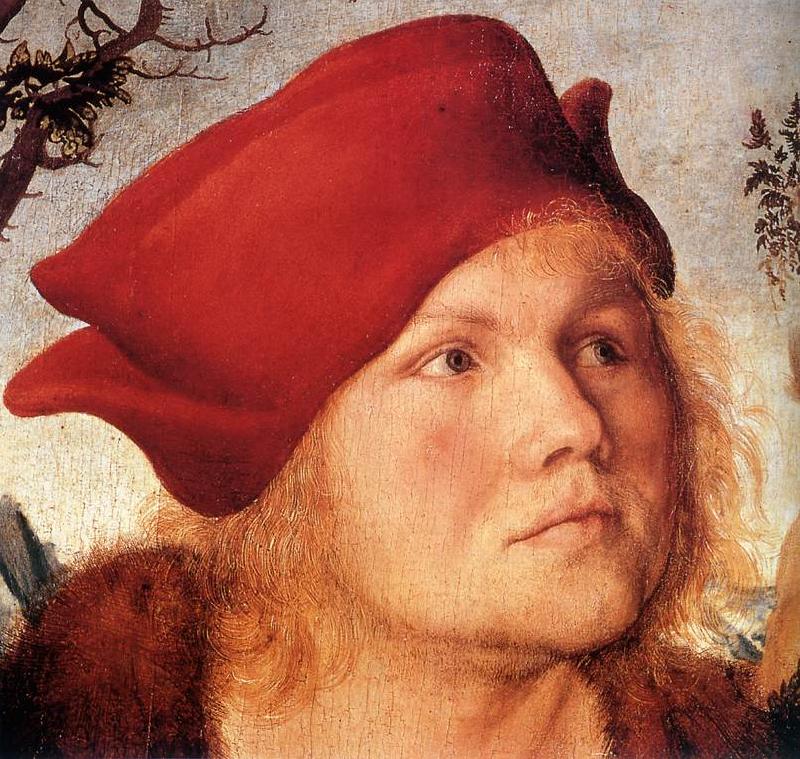 CRANACH, Lucas the Elder Portrait of Dr. Johannes Cuspinian (detail) dfg oil painting picture